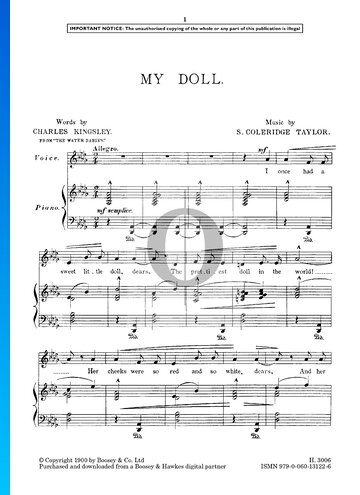 My Doll Musik-Noten