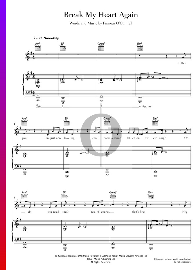 FINNEAS Sheet Music Downloads (PDF) & Subscription - OKTAV