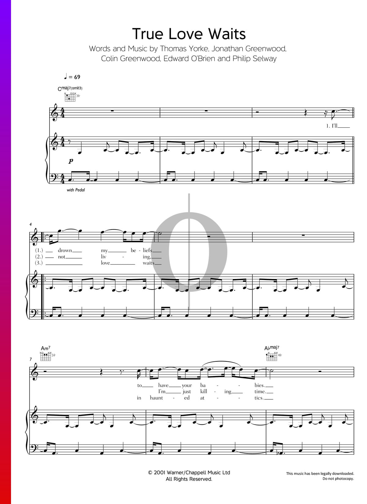 True Love Sheet Music (Piano)