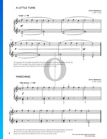 A Little Tune Partitura