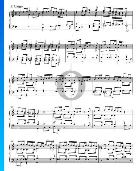 Concerto en Do Majeur, BWV 976: 2. Largo
