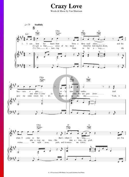 Crazy Love Musik-Noten