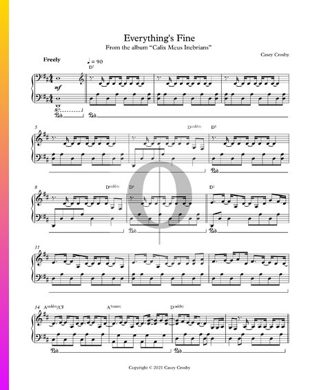 Everything's Fine Sheet Music