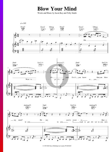 Blow Your Mind Sheet Music