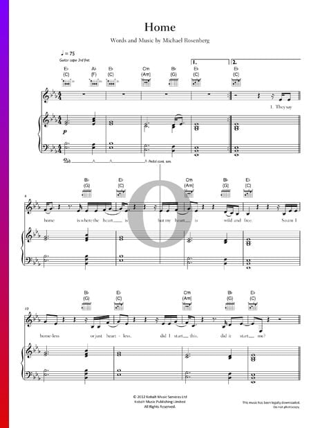 Home Sheet Music