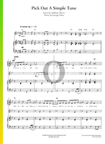 Pick Out A Simple Tune Sheet Music