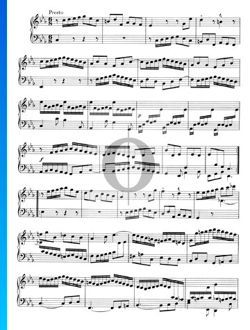Sonata No. 4, Wq 48: 3. Presto Sheet Music