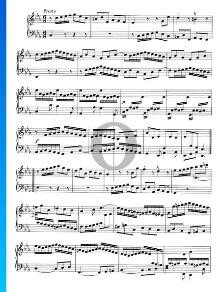 Sonata No. 4, Wq 48: 3. Presto Sheet Music