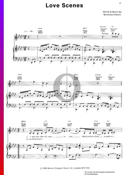 Love Scenes Musik-Noten