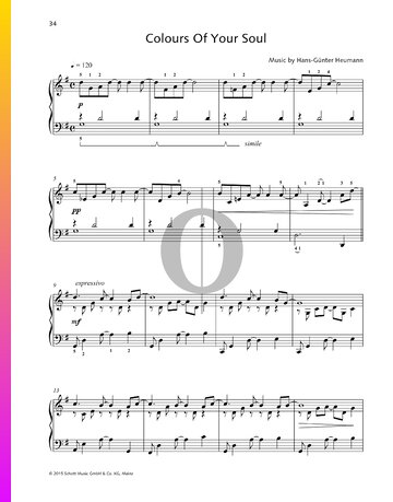 Colours Of Your Soul Sheet Music
