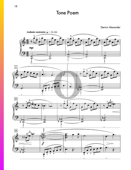 Tone Poem Sheet Music