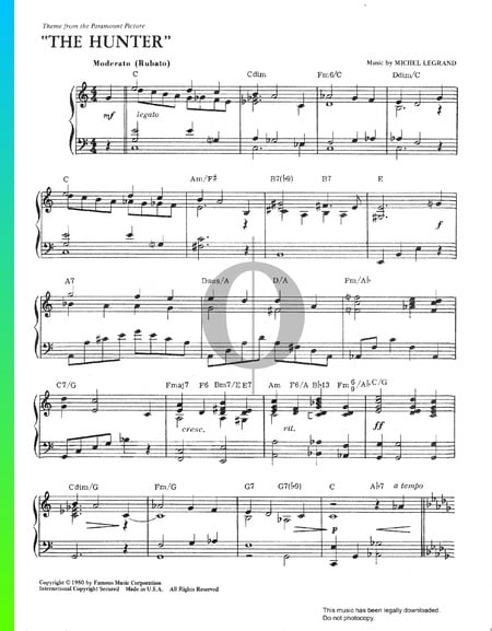 The Hunter Theme Sheet Music