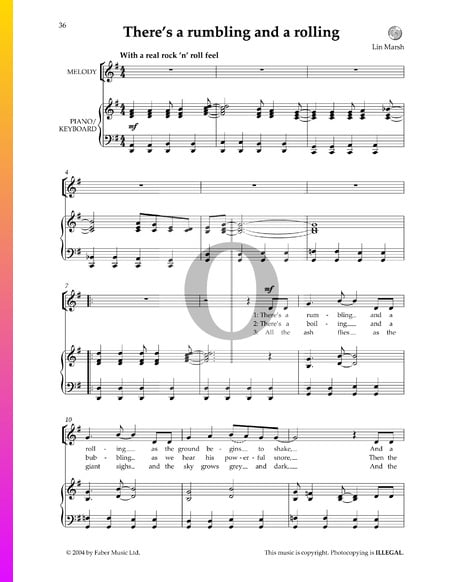 There's A Rumbling And A Rolling Sheet Music