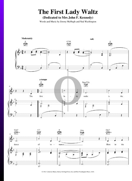The First Lady Waltz Sheet Music