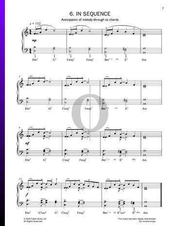 In Sequence Partitura