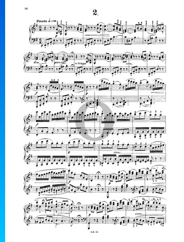 Sonate in e-Moll, Hob XVI: 34 Musik-Noten