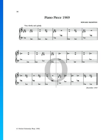 Piano Piece 1969