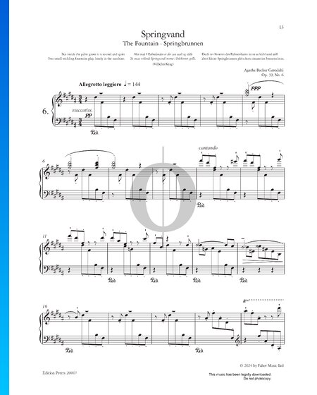 The Fountain, Op. 39 No. 6