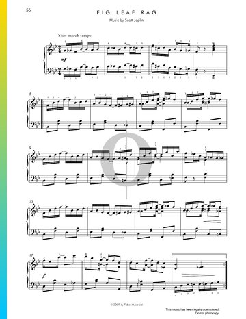 Fig Leaf Rag Sheet Music