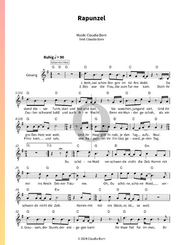 Rapunzel Sheet Music