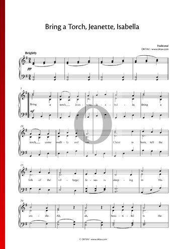Bring A Torch, Jeanette, Isabella Sheet Music