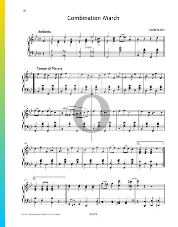 Combination March Sheet Music