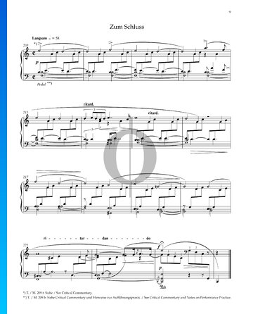 Arabesque, Op. 18: No. 4 Zum Schluss Sheet Music