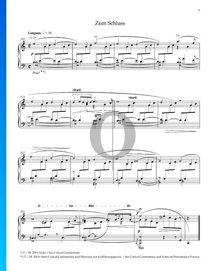 Arabesque, Op. 18: No. 4 Zum Schluss