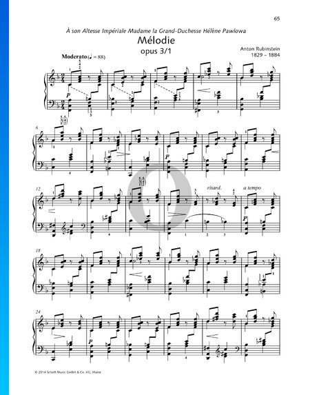 Melodie in F