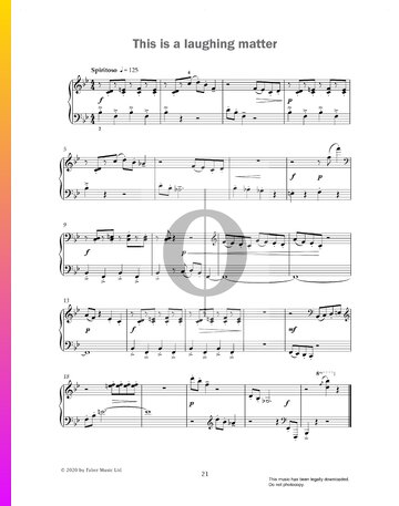 This Is A Laughing Matter Sheet Music
