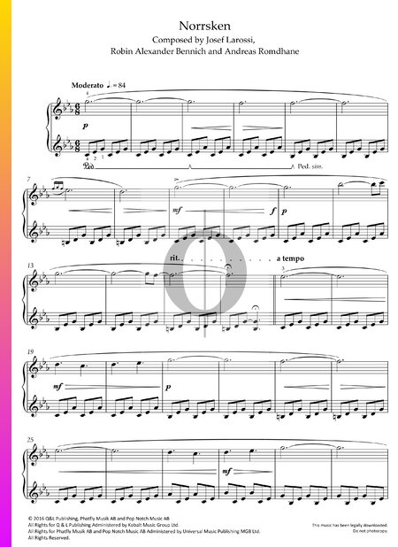 Norrsken Sheet Music