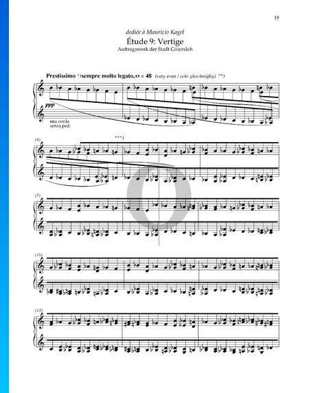 Étude 9: Vertige