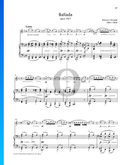 Ballada, Op. 15 No. 1