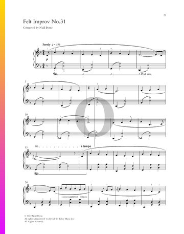 Felt Improv No. 31 Sheet Music