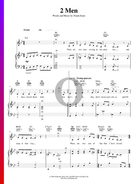 2 Men Sheet Music