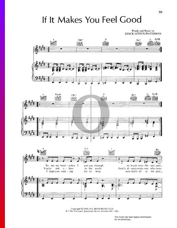 If It Makes You Feel Good Sheet Music