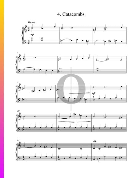 Catacombs Sheet Music