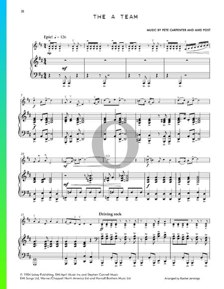 The A-Team Theme Sheet Music