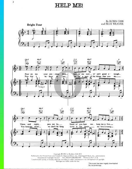Help Me! Sheet Music