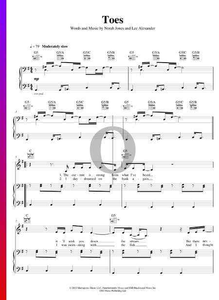 Toes Partitura
