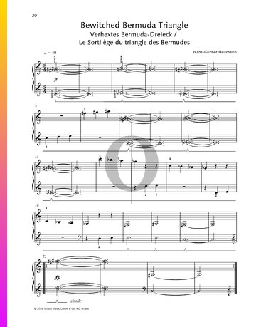 Bewitched Bermuda Triangle Sheet Music