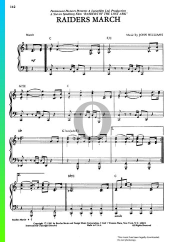 The Raiders March Sheet Music
