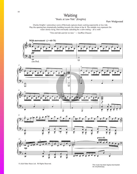Waiting Partitura
