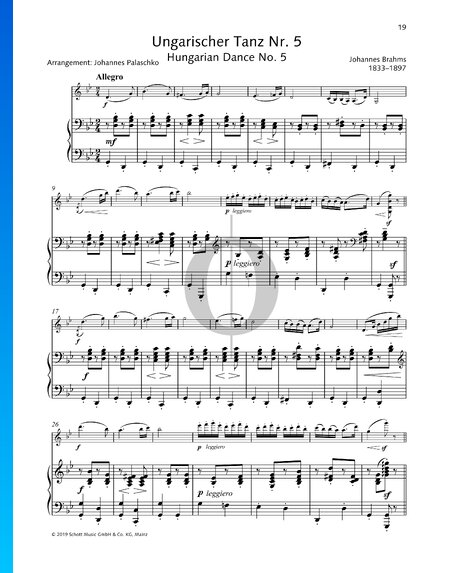 Hungarian Dance, No. 5