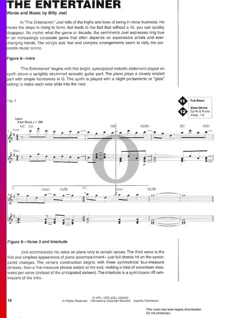 The Entertainer Musik-Noten