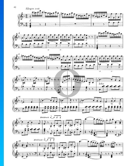 Klaviersonate Nr. 12 F-Dur, KV 332 (300k): 3. Allegro assai