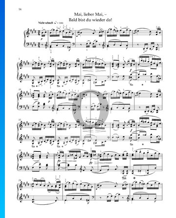 May, sweet May, Op. 68 No. 13 Sheet Music