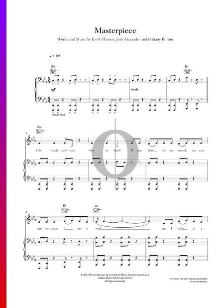 Masterpiece Musik-Noten