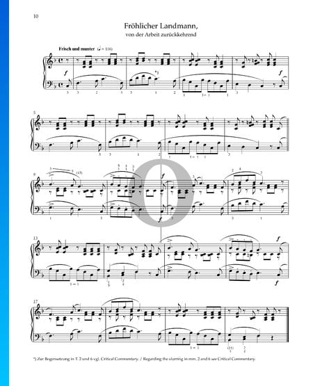 The Happy Farmer, Op. 68 No. 10 Sheet Music