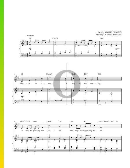 Maybe Musik-Noten